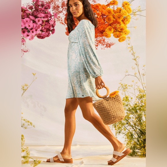 Roxy Sweetest Shores Puff Sleeve Dress - Picture 3 of 7